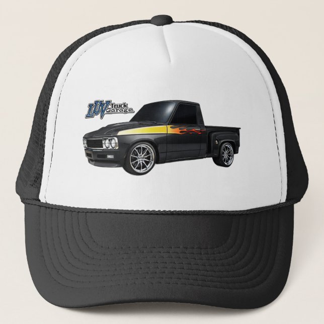 Ny för 2026 Custom Stepside Luv med Flames Keps (Framsida)