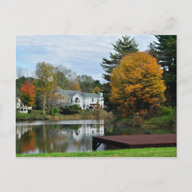 NY för höstuppgång Vykort (Framsida)