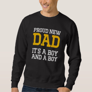 Ny första gång i Pappa för att vara stolt pappa 1 Lång Ärmad Tröja