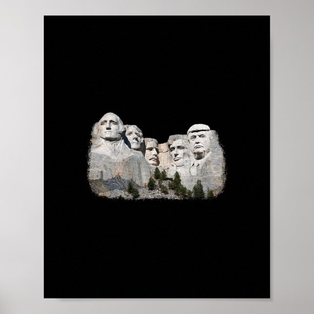 Ny frihetsfödelse President Donald Trump på Mou Poster (Framsidan)