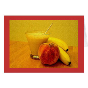 Ny fruktSmoothie Hälsningskort