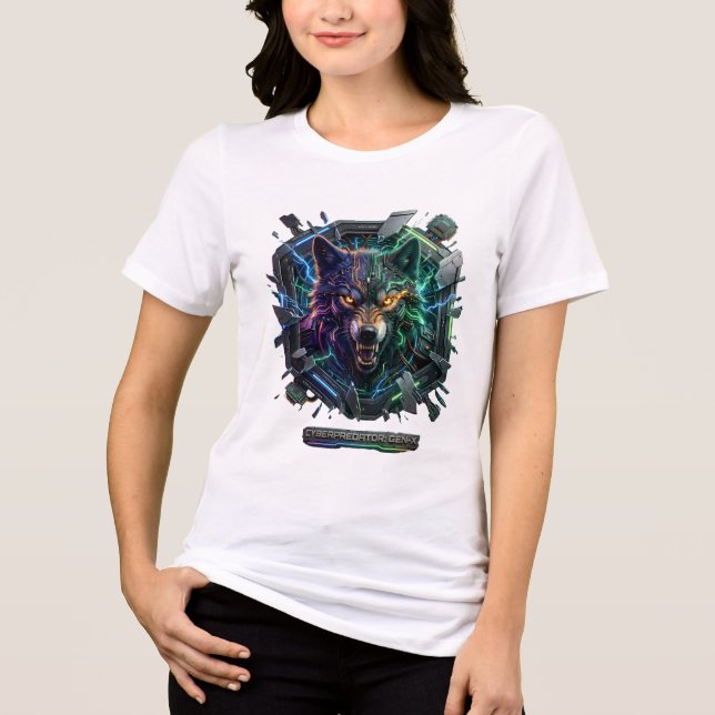 Ny Futuristisk Robotisk Rovdjur  T Shirt (Framsida)