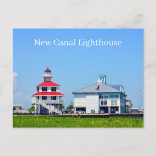 Ny fyr på New Canal New Orleans LA USA vykort