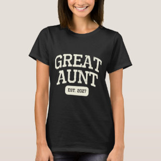 Ny gammelfaster Est 2027 1:a Första gången gravid T Shirt