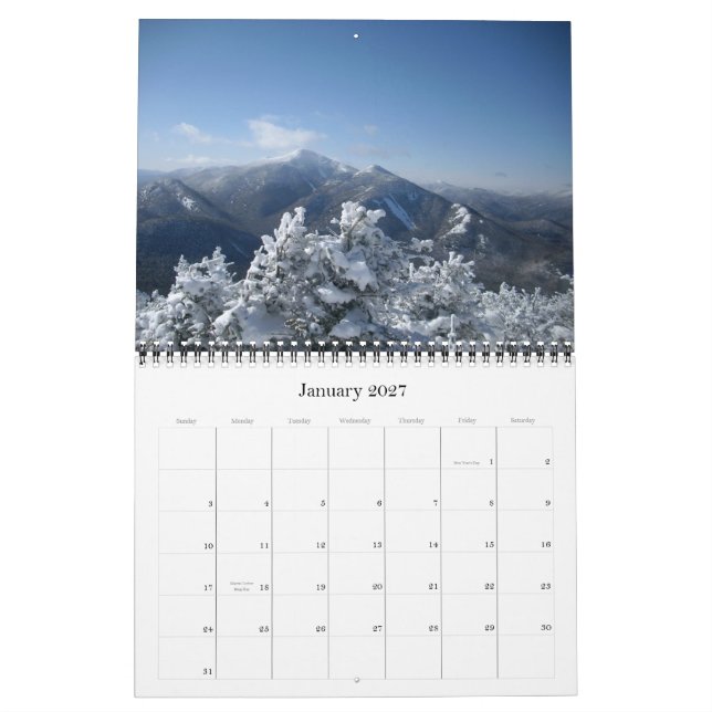 NY genom foton Kalender (Jan 2027)