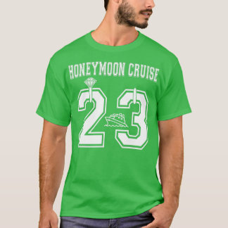 Ny gifta 2023 Honeymoon Cruise Newlyweds Wife T Shirt