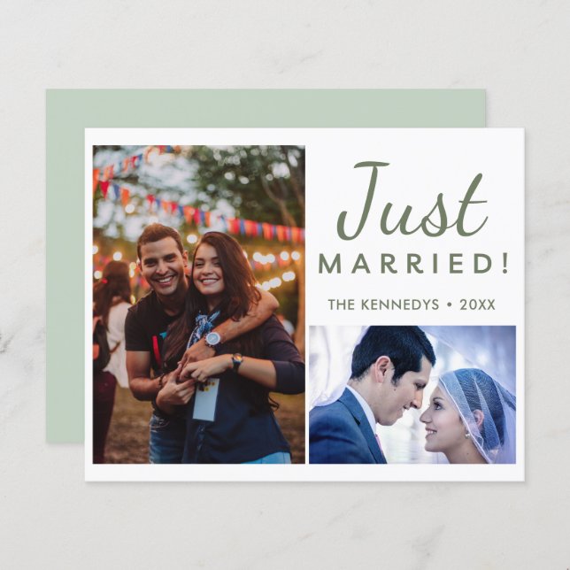 Ny gifta 2-meddelande om fotoutställning Grönt Brö (Fram/baksida)