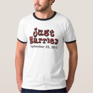Ny gifta Anpassade T-shirt