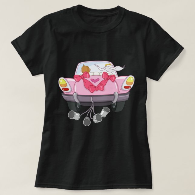 Ny gifta-bil 27 t shirt (Design framsida)