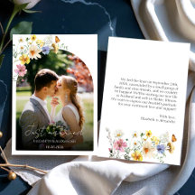 ny gifta | Boho Bröllop Photo Notice