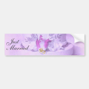 Ny gifta Bumper Sticker Bildekal