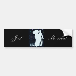 Ny gifta Bumper Sticker Bildekal