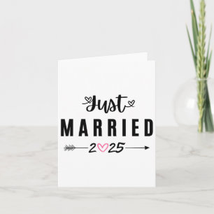 Ny gifta Est 2025 Honeymoon Bröllop Par An Kort