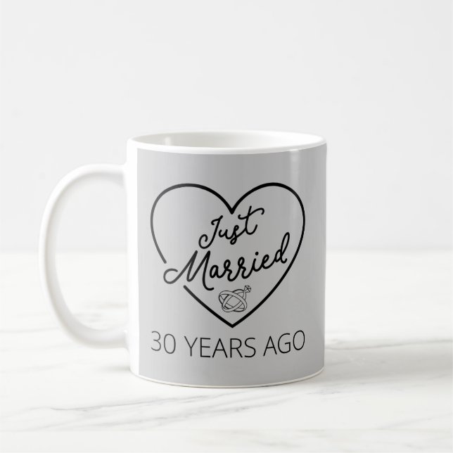 Ny gifta för 30 år sedan III Kaffemugg (Vänster)