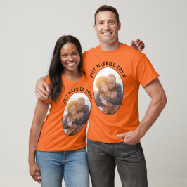 Ny gifta Hans och hennes Orange Unisex T Shirt