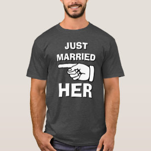 Ny gifta Him Hennes t shirt set for newlywees