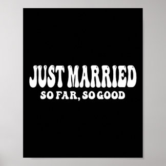 Ny gifta hittills hittills Bra Bröllop Bride Groom Poster
