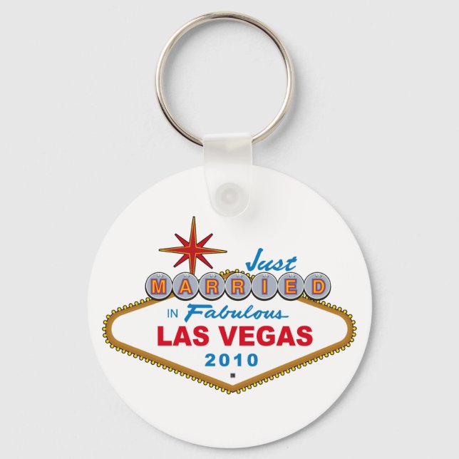 Ny gifta i Fabulous Las Vegas 2010 Nyckelring (Framsida)