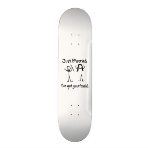 Ny gifta I fick din baksida! Old School Skateboard Bräda 21,6 Cm