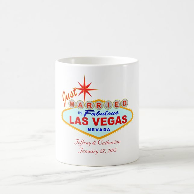 ny gifta i Las Vegas Coffee Mugg (Center)