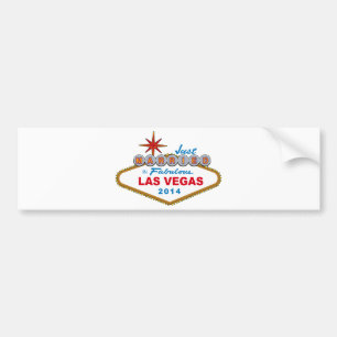 Ny gifta i sagolika Las Vegas 2014 (underteckna), Bildekal
