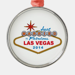 Ny gifta i sagolika Las Vegas 2014 (underteckna), Julgransprydnad Metall