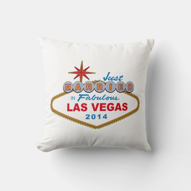Ny gifta i sagolika Las Vegas 2014 (underteckna), Kudde (Framsida)