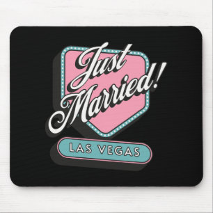 Ny gifta Las Vegas Bröllop Bride Groom Musmatta
