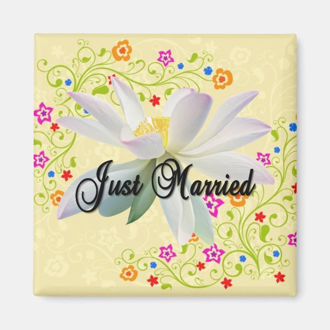 Ny gifta magnet (Framsidan)