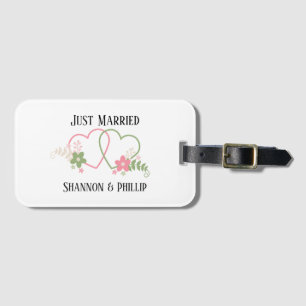 ny gifta med Bride & Groom Namn Bagagebricka