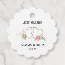 Ny gifta med Bride & Groom Namn Bröllop