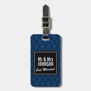 Ny gifta Mr. och Mrs. Resbagagetaggar Bagagebricka