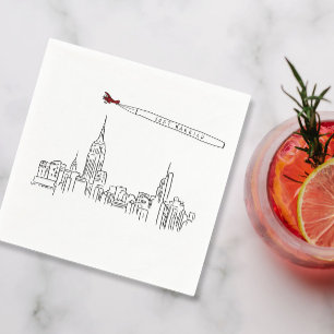 Ny gifta New York City Cocktail Pappersservett