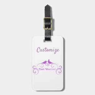 Ny gifta Newlyweds Thunder_Cove Bagagebricka