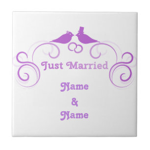 Ny gifta Newlyweds Thunder_Cove Kakelplatta