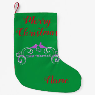 Ny gifta Newlyweds Thunder_Cove Liten Julstrumpa