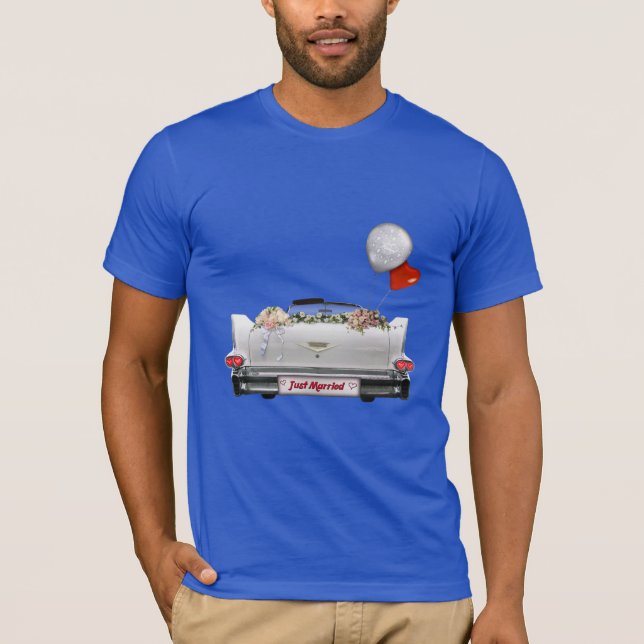 Ny gifta Oldtimer Car T-shirt (Framsida)