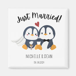 ny gifta penguin söt personlig magnet