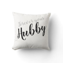 Ny gifta Roligt Elegant Hubby Dekorativ kudde