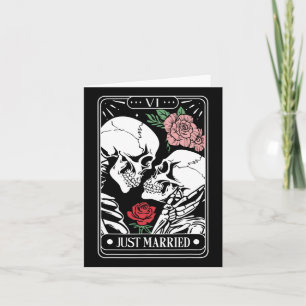 Ny gifta Tarot Card Halloween Skeleton par Kort