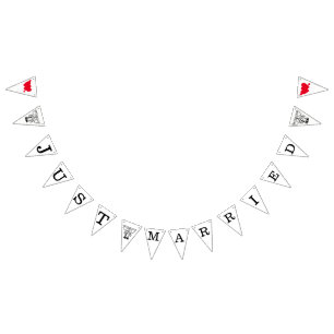 NY GIFTA-tecken Vimplar