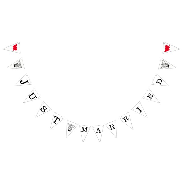 NY GIFTA-tecken Vimplar (Alla)