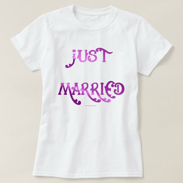 Ny gifta tee shirt (Design framsida)