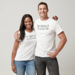 Ny gifta till min Twin Flame Romantic Honeymoon T Shirt<br><div class="desc">"Ny gifta! till min Twin Flame" Romantic Quote Typography Honeymoon Shirt for the Newly Weds :)</div>