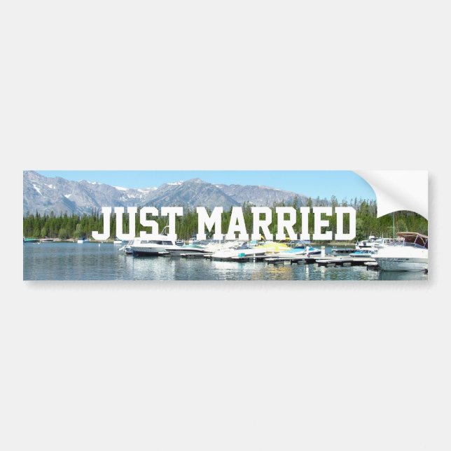 Ny gifta vild, Grand Teton Bildekal (Framsidan)