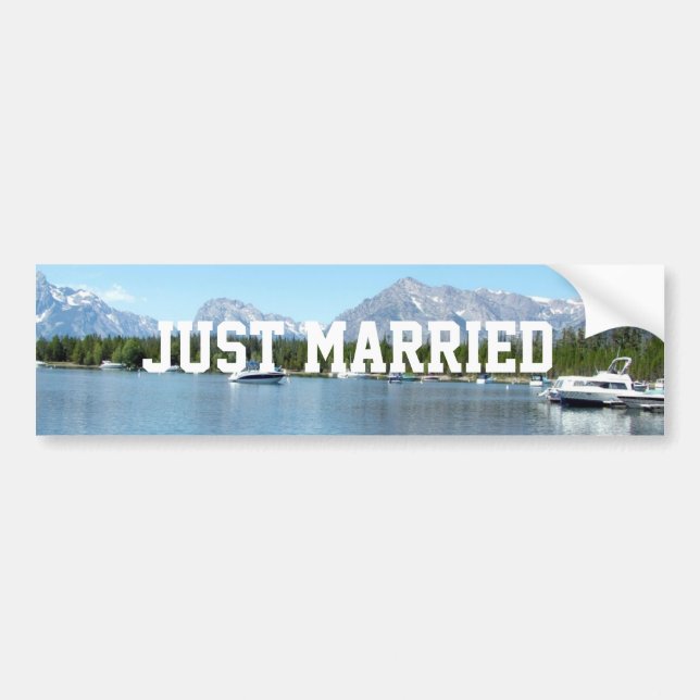 Ny gifta vild, Grand Teton Bildekal (Framsidan)