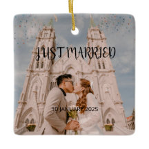 Ny gifta Wedding Favor Ornament Gift Photo