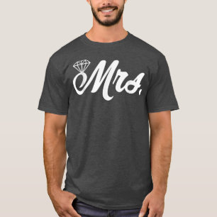Ny gifta Wife Bride Förlovning Honeymoon T Shirt