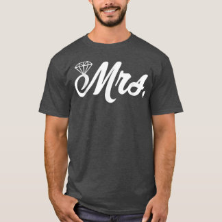 Ny gifta Wife Bride Förlovning Honeymoon T Shirt