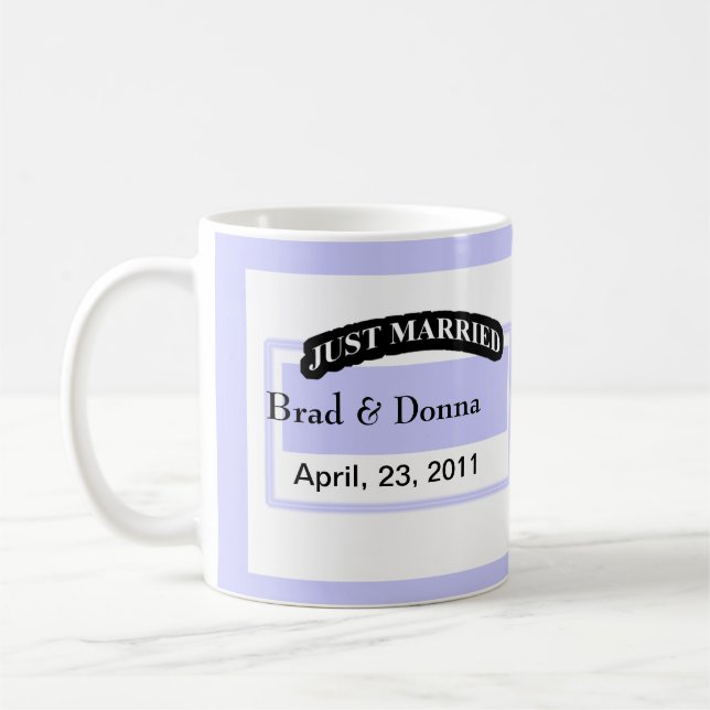 Ny giftabröllopmuggar kaffemugg (Vänster)